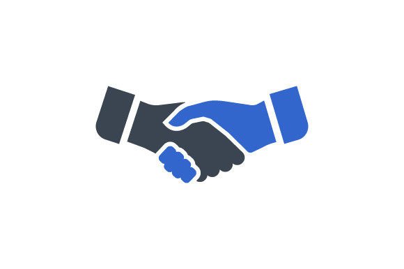 Agreement Deal Icon Graphics for Local Business Branding