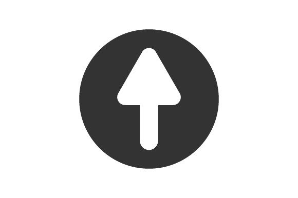 Arrow Up Icon Enhances Visual Communication