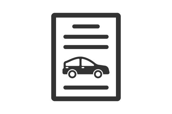 Auto Insurance Policy Icon Graphics for Brand Marketers