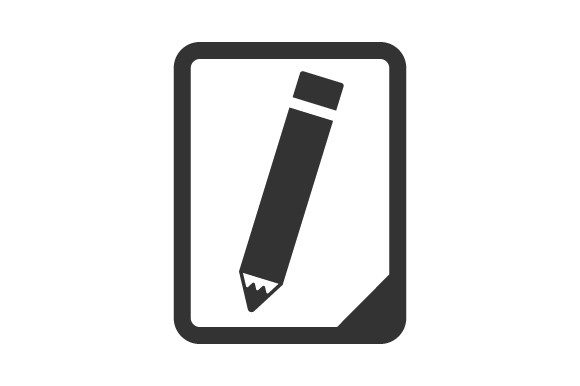 Beautiful Note Writing Icon for Modern Graphics