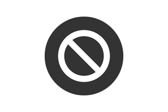 Block, Stop Icon Graphics for Digital Sellers