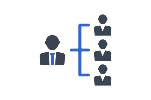 Business Hierarchy Icon: A Graphic Asset for Modern Branding
