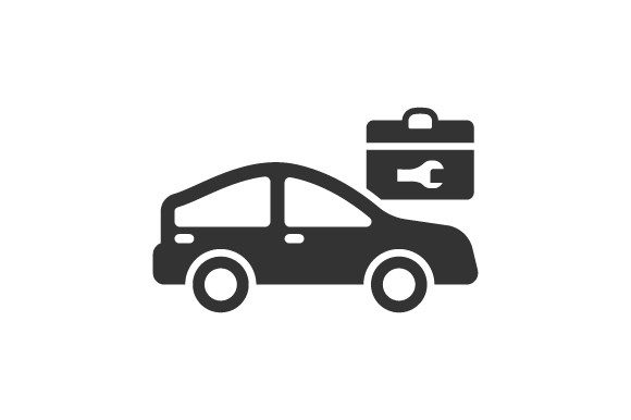 Car Toolbox Icon: A Graphic Asset for Local Branding