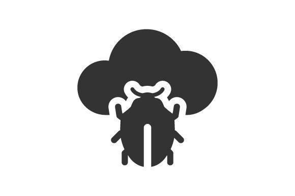 Cloud Bug Icon