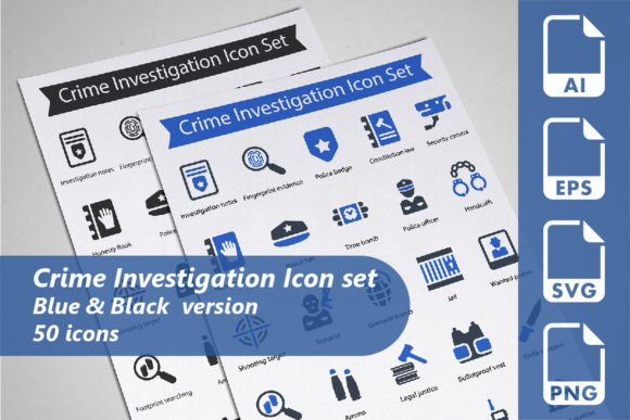 Crafting With Crime Investigation Graphics