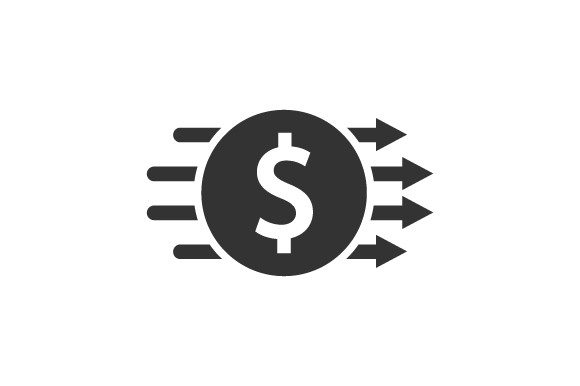 Fast Cash Icon: A Graphic Asset for Branding and Marketing