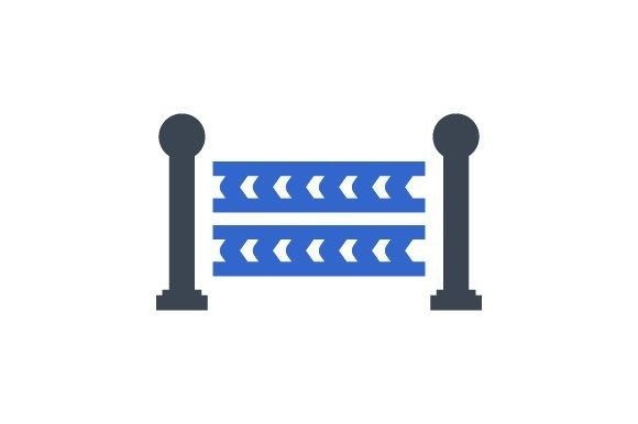 Investigation Restricted Area Icon for Modern Web Design