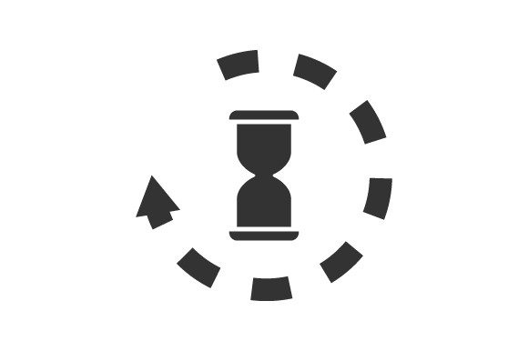 Loading Hourglass Icon for Modern Graphics and Web Design