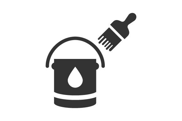 Paint Brush Icon Graphics for Modern Branding