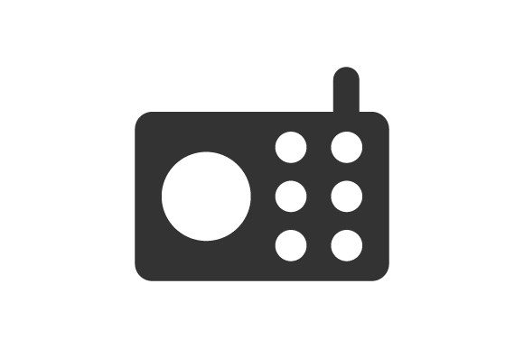 Radio Icon Graphics for Modern Design