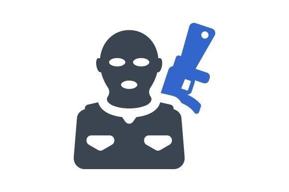Terrorist, Terrorism Icon Graphics