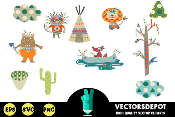 Tribal Hunters Graphics for Bold Branding